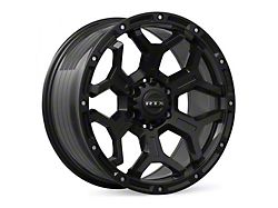 RTX Offroad Wheels Goliath Satin Black with Milled Rivets 6-Lug Wheel; 18x9; 0mm Offset (04-15 Titan)