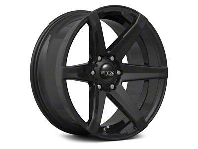 RTX Offroad Wheels Beast Gloss Black 6-Lug Wheel; 20x9.5; 10mm Offset (24-25 Tacoma)