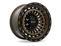 RTX Offroad Wheels Moab Bronze with Satin Black Lip 6-Lug Wheel; 17x9; 0mm Offset (24-25 Tacoma)