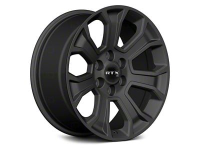 RTX Offroad Wheels Novi Satin Black 6-Lug Wheel; 20x9; 30mm Offset (24-25 Tacoma)