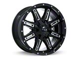 RTX Offroad Wheels Ravine Black Milled 6-Lug Wheel; 18x9; 10mm Offset (24-25 Tacoma)