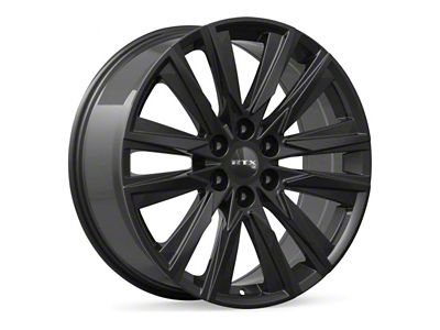 RTX Offroad Wheels GM-01 Gloss Black 6-Lug Wheel; 20x9; 25mm Offset (21-25 Bronco, Excluding Raptor)