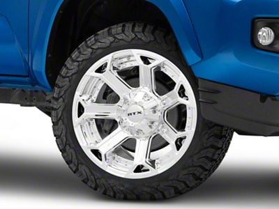 RTX Offroad Wheels Peak Chrome 6-Lug Wheel; 20x9; 0mm Offset (16-23 Tacoma)