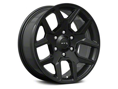 RTX Offroad Wheels Dallas Satin Black 6-Lug Wheel; 18x8; 18mm Offset (16-24 Titan XD)