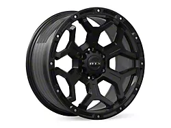 RTX Offroad Wheels Goliath Satin Black with Milled Rivets 6-Lug Wheel; 18x9; 0mm Offset (16-24 Titan XD)