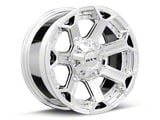 RTX Offroad Wheels Peak Chrome 6-Lug Wheel; 18x9; 0mm Offset (16-24 Titan XD)