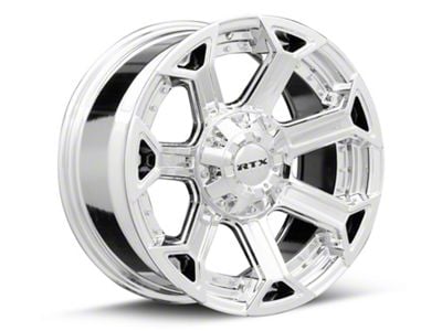 RTX Offroad Wheels Peak Chrome 6-Lug Wheel; 18x9; 0mm Offset (16-24 Titan XD)
