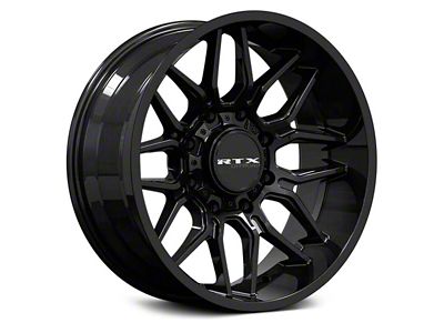 RTX Offroad Wheels Claw Gloss Black 6-Lug Wheel; 20x10; -18mm Offset (22-25 Tundra)
