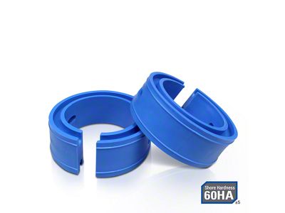 RubberShox DuraTPE Plus Series Front-Rear Coil Spring Buffer Cushion; Green (Universal; Some Adaptation May Be Required)