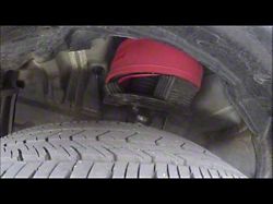 RubberShox DuraTPE Series Front-Rear Coil Spring Buffer Cushion; Red (Universal; Some Adaptation May Be Required)