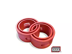 RubberShox DuraTPE Series Front-Rear Coil Spring Buffer Cushion; Red (Universal; Some Adaptation May Be Required)