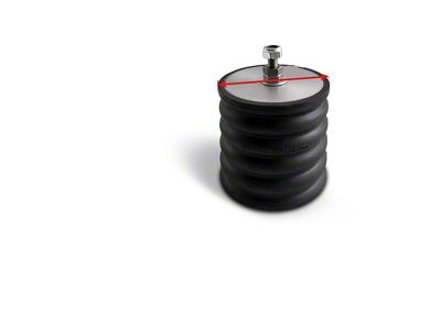 RubberShox Universal Suspension Enhancement Bump Stop for Light to Medium Load (Universal; Some Adaptation May Be Required)