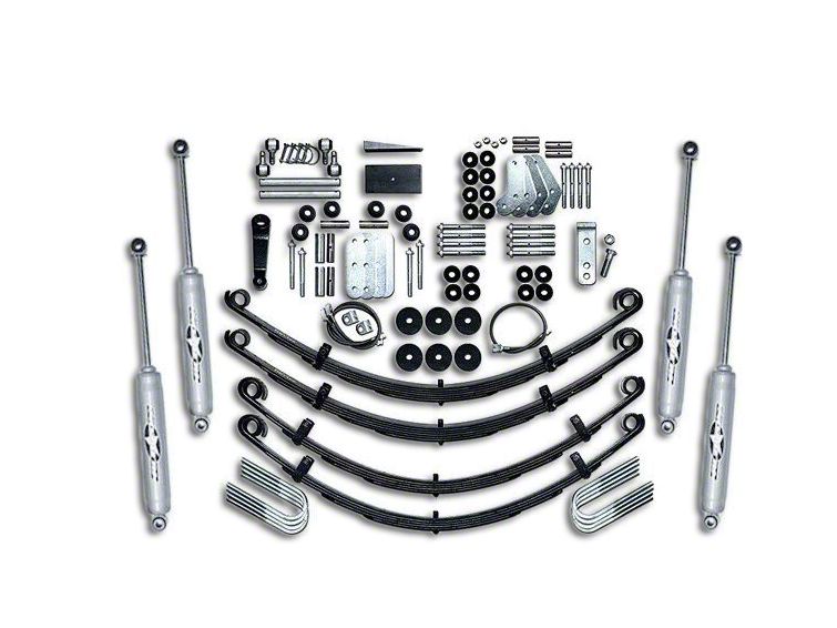 Rubicon Express RE1444 1.5" Add-A-Leaf Spring Kit For Jeep YJ With SOA Setup