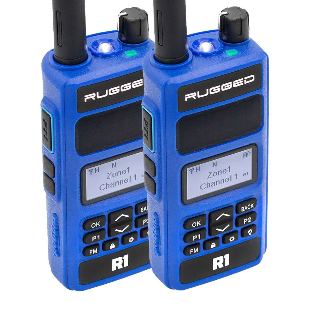 Rugged Radios Bronco R1 Business Band Handheld Radios; Digital and