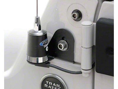 Rugged Radios Antenna Mount; Driver Side (97-18 Jeep Wrangler TJ & JK)
