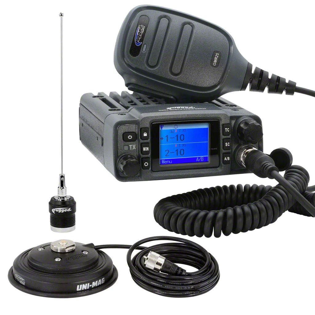 Rugged Radios GMR25 Waterproof GMRS Band Mobile Radio with