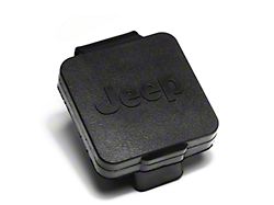 Rugged Ridge Hitch Plug; Jeep Logo (66-25 Jeep CJ5, CJ7, Wrangler YJ, TJ, JK & JL)