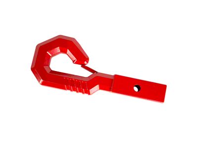 Rugged Ridge 2-Inch Receiver Hitch Giga Hook; Red (Universal; Some Adaptation May Be Required)