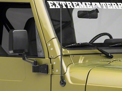 Rugged Ridge Reflex Stubby Antenna; 21-Inch (97-23 Jeep Wrangler TJ, JK & JL)