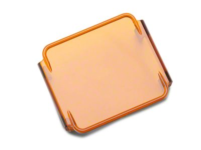 Rugged Ridge 3-Inch LED Light Cover; Amber