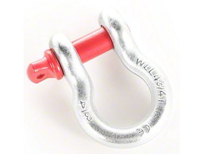 Rugged Ridge 3/4-Inch 9,500 lb. D-Ring Shackle; Galvanized