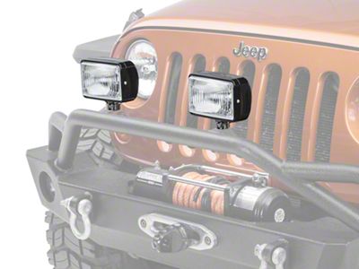 Rugged Ridge 5x7-Inch Halogen Fog Light (Universal; Some Adaptation May Be Required)