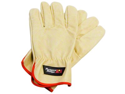 Rugged Ridge Recovery Gloves; Leather