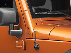 Rugged Ridge Reflex Stubby Antenna; 6-Inch (97-23 Jeep Wrangler TJ, JK & JL)