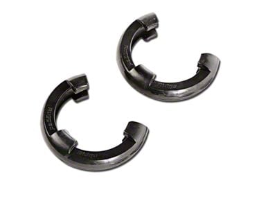 Rugged Ridge 7/8-Inch D-Ring Shackle Isolators; Black; Set of Two