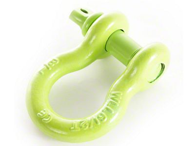 Rugged Ridge 7/8-Inch 13,500 lb. D-Ring Shackle; Green