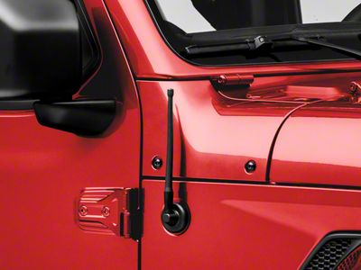 Rugged Ridge Reflex Stubby Antenna; 9-Inch (97-23 Jeep Wrangler TJ, JK & JL)