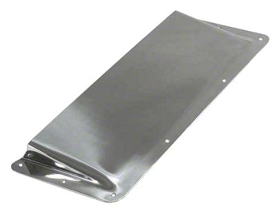 Rugged Ridge Cowl Vent Scoop; Stainless Steel (76-95 Jeep CJ5, CJ7 & Wrangler YJ)
