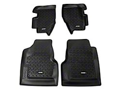 Rugged Ridge All-Terrain Front and Rear Floor Liners; Black (97-06 Jeep Wrangler TJ)