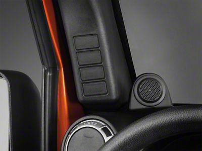 Left Side A Pillar Switch Pod Panel 4 Pod Rocker Switches For Jeep Wrangler JK E - Foto 11