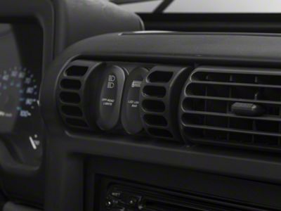 Rugged Ridge A/C Vent Switch Pod (97-06 Jeep Wrangler TJ)