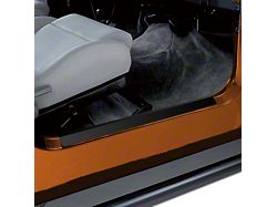 Rugged Ridge Door Entry Guards; Black (76-95 Jeep CJ7 & Wrangler YJ)