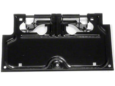 Rugged Ridge License Plate Bracket; Black (87-95 Jeep Wrangler YJ)