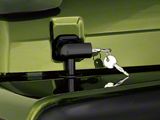 Rugged Ridge Locking Hood Catches; Black (97-06 Jeep Wrangler TJ)