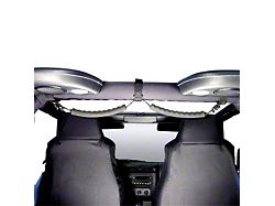Rugged Ridge Rear Dual Grab Strap; Black (87-06 Jeep Wrangler YJ & TJ)