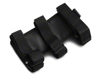Rugged Ridge Sport Bar Fire Extinguisher Holder; Black (Universal; Some Adaptation May Be Required)