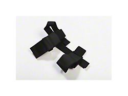 Rugged Ridge Sport Bar Flashlight Holder; Black (Universal; Some Adaptation May Be Required)