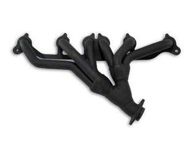 Rugged Ridge Steel Exhaust Header; Black (91-99 4.0L Jeep Wrangler YJ & TJ)