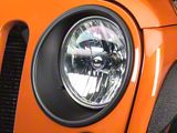 Rugged Ridge Headlight Bezels; Black (07-18 Jeep Wrangler JK)