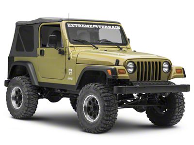 Rugged Ridge Body Armor Kit; 6-Piece Kit (97-06 Jeep Wrangler TJ)