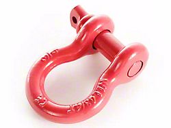Rugged Ridge 3/4-Inch 9,500 lb. D-Ring Shackle; Red