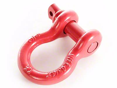 Rugged Ridge 3/4-Inch 9,500 lb. D-Ring Shackle; Red