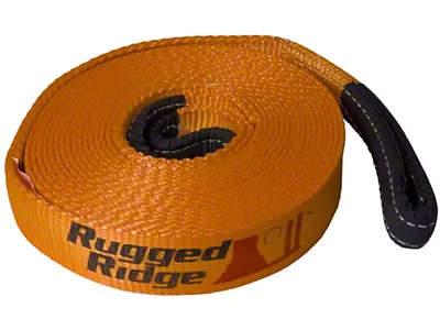Rugged Ridge 3-Inch x 30-Foot Recovery Strap; 30,000 lb.