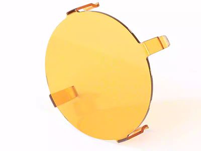 Rugged Ridge 3.50-Inch LED Light Cover; Amber