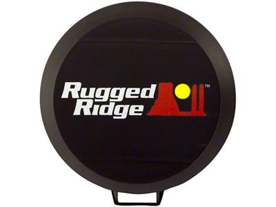 Rugged Ridge 6-Inch HID Off-Road Light Cover; Black