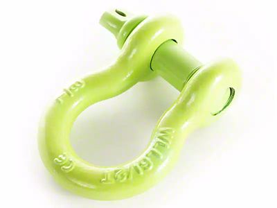 Rugged Ridge 7/8-Inch 13,500 lb. D-Ring Shackle; Green